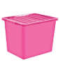 Asda george 80 litre pink storage box and lid online