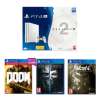  PS4 Pro 1TB Glacier White​ + Destiny 2 Game with Expansion Pass Bundle + DOOM With UAC Pack + Dishonored 2 + Fallout 4 £349.99 @ Game 