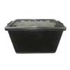 Black Roller Storage Box - 49L