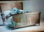 Lyon Double Bedstead with hand woven cane