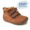 Upto 50% off Sale on Kids Shoes, Wellies & Baby Shoes - Noah Tan Leather Boys Riptape Pre-Walkers
