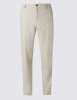 Regular Fit Linen Rich Trousers Light Stone