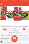 Earn &pound;2.01 profit with Checkoutsmart - Fruit Bowl Fruity Fingers etc 8 in Tesco, 50p cashback per item &pound;4.01