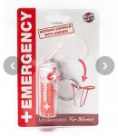 STOCKING FILLER EMERGENCY UNDERWEAR KEYRING C&C