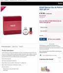 Hugo woman eau de parfum 30ml gift set plus C&C plus points