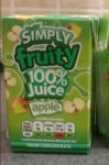 Apple fruit juices