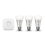 Philips Hue White + Colour LED Starter Kit E27 Fitting + Bridge 2.0