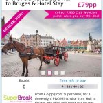 three or four-night P&O Minicruise to Bruges £79.00 @ wowcher