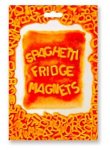 Spaghetti letters fridge magnets