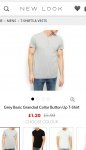 Mens New Look Sale - Tshirts from £1.20