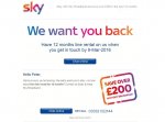 Sky Broadband - Free line rental for existing customers not in contract