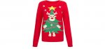 Red 3D Light Up Rudolf Christmas Jumper Now £12.50 was £24.99 @ New Look