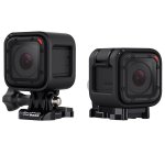 Go Pro Hero 4 Session with accessories: handle and headband