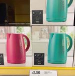Electric kettle pink or green