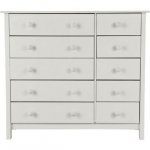 Scandinavia 5+5 Drawer Chest - White. AT ARGOS, WAS 99.99 and charge £8.95