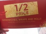 M&S *Half-price* Sandwiches, Wraps and Rolls. 1-Day only! - Friday 11th December 2015