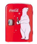Coke Mini Fridge with Bear