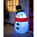 120cm Light Up Inflatable Snowman