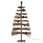 2ft Rattan Pre-Lit Christmas Tree + C&C