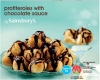 Sainsbury's Profiteroles with Chocolate Sauce (20 per pack - 320g)
