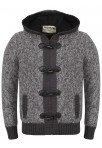 Men's Dissident Mike zip up Fleece lined Hooded cardigan