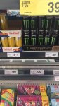 3x Cans of tropical Red Bull