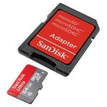 SanDisk Ultra microSDHC 64GB Memory Card with Adaptor