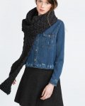 Zara Knitted Scarf: Choice of three colours (C&C)
