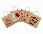 Christmas style Jute bags