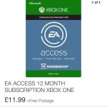 12 month EA Access