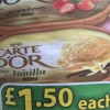 Carte dor ice cream 900ml all varieties