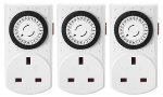 Plug-In Timer 3-pack £2.99 @ Clas Ohlson instore