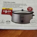 6.5L Large Slow Cooker at Aldi from Thursday 10th December! 3yr warranty