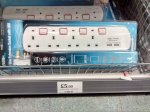 Home Bargains. 4 way Switched Extension Socket with 2 USB Charging Ports 2M Cable