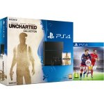 ps4 with uncharted and fifa 16 £249.99 @ The Hut