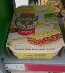 Instore at Asda - Dolmio Original Lasagne Kit with free dish