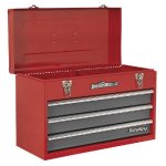 Sealey Topchest 3 Drawer Portable with Ball Bearing Runners with code delivered