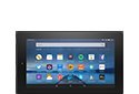 Amazon Fire 7" tablet and Fire TV stick both