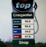 Craigantlet filling station petrol and diesel a lt