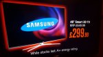 40" Samsung smart 3D tv H6200