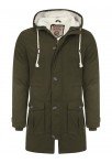 Tokyo laundry dierk khaki borg lined parka