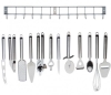 12 Piece Stainless Steel Kitchen Utensil & Gadget Set w/ Hanging Rack delivered/C&C