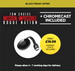 Chromecast 2 + Mission Impossible: Rogue Nation + &pound;20 Play Store credit
