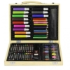 67pc Art set in a wooden carry case