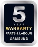 Samsung Home Appliances With 5 year parts and Labour warranty