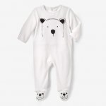 Velour Sleepsuit with Feet was £11 now £2.47 with C&C @ La Redoute