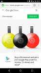 V2 Chromecast @ Play Store, effectively £10 (receive £20 Play Store credit)