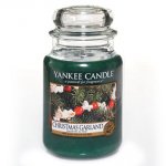 Large Yankee Christmas Garland or Cranberry Ice Jar @ Internet Gift Store with free Santa hat