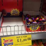 Cadburys Creme eggs 29p each or 5 for a