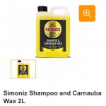 Simoniz Shampoo and Carnauba Wax 2L
